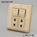 light four gang switch and two way socket